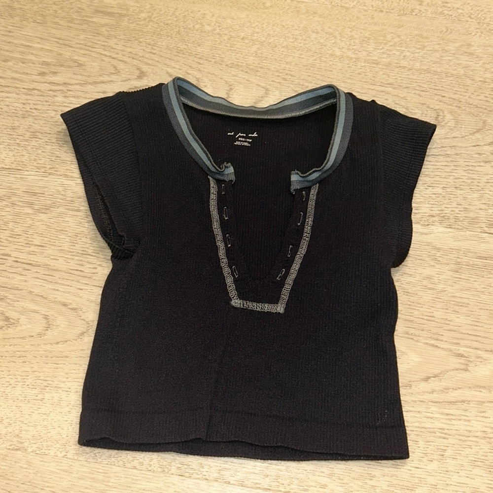 Black Urban Outfitters/ Out from Under top